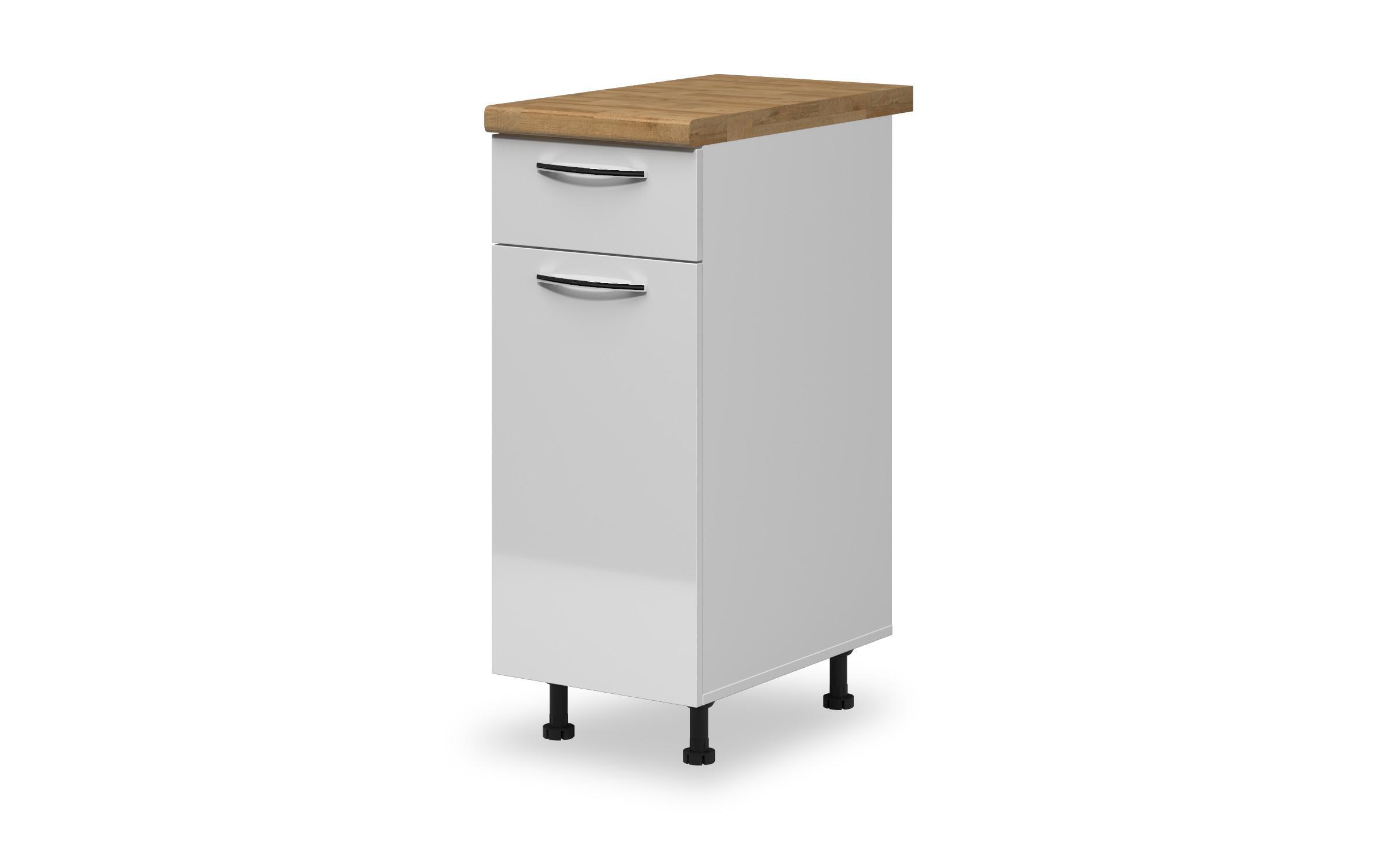 Kitchen cabinet Dakota 10, white gloss  1